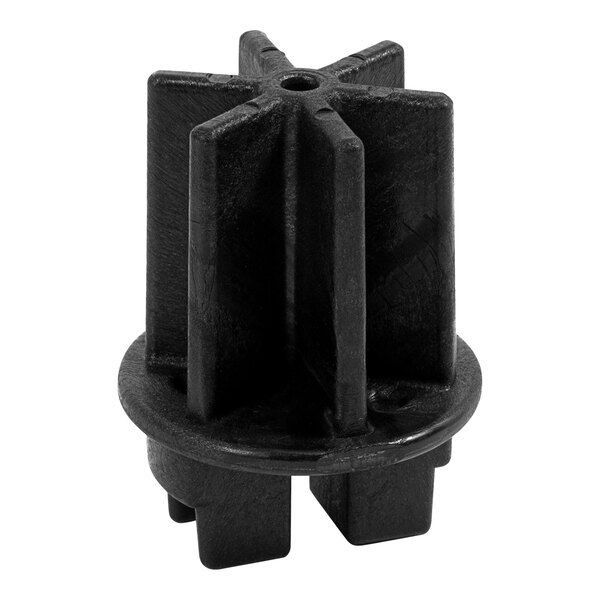 A black plastic SPC Retail Internal Leg Collar with a round hole.