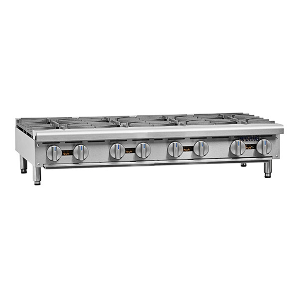 Imperial Range IHPA-4-48 48" Natural Gas 4 Burner Hot Plate - 128,000 BTU