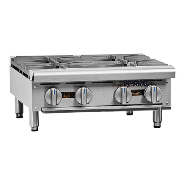 Imperial Range IHPA-2-24 24" Natural Gas 2 Burner Hot Plate - 64,000 BTU