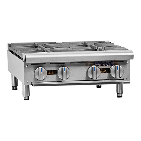 Imperial Range IHPA-2-12 12" Liquid Propane 2 Burner Hot Plate - 64,000 BTU