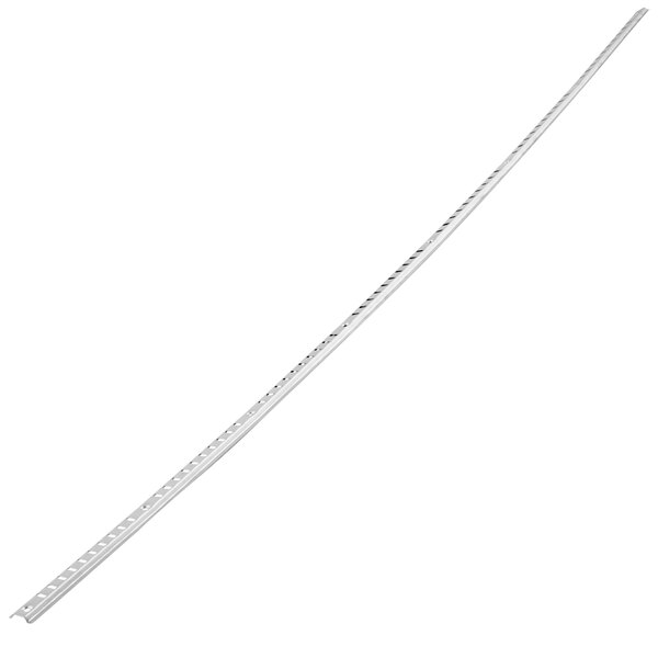 A long white metal strip.