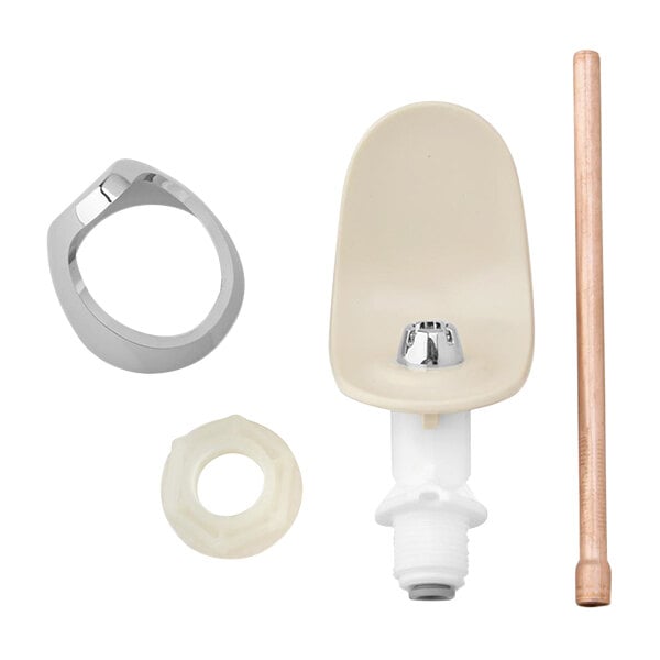 An Elkay Flexi-Guard Bubbler Kit with a white circle and a hole in it.