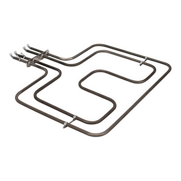 A Moffat top oven heating element with two heating elements.