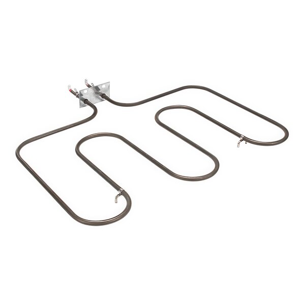 A Moffat bottom heating element for a convection oven with two wires.