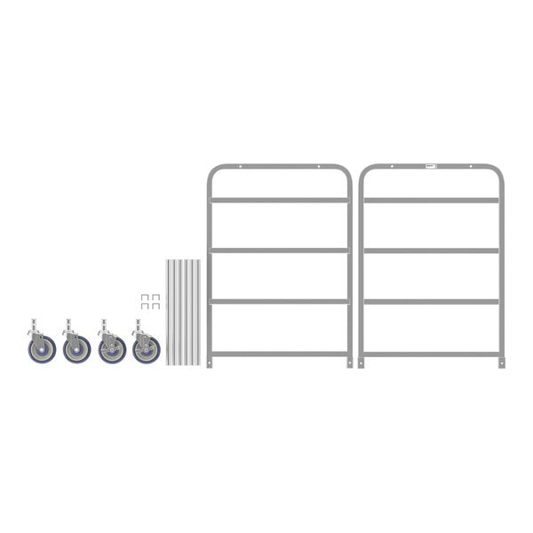 Regency Mobile Aluminum Lug Rack - 3 Lug Capacity - Unassembled