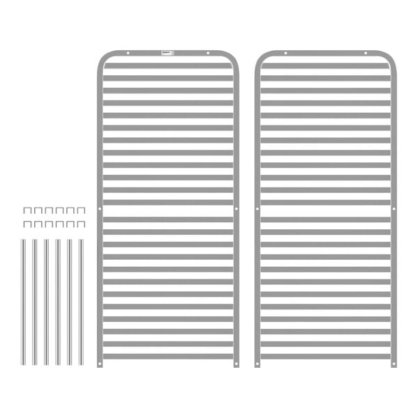 Regency 24 Pan End Load Bun / Sheet Pan Rack for Reach-Ins - Unassembled