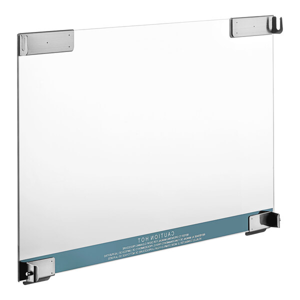 A Moffat door inner glass with a metal frame.