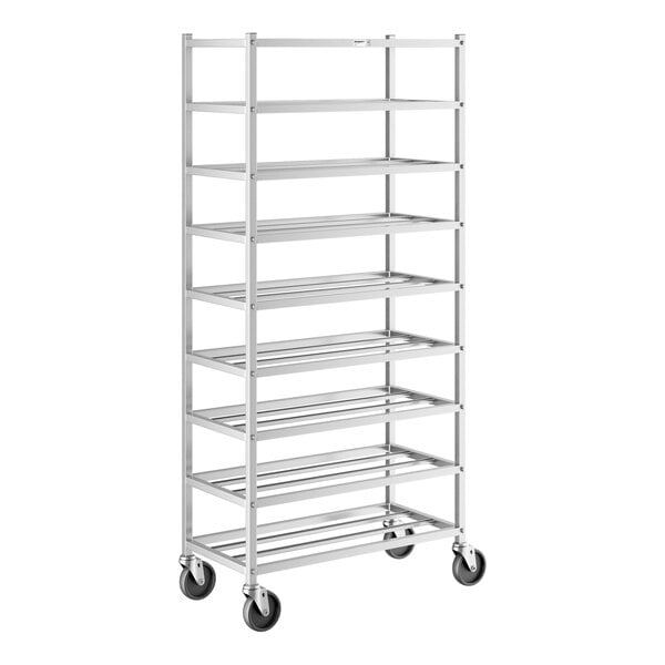 Regency 8 Shelf Side Load Platter Rack for 12" Trays - Unassembled