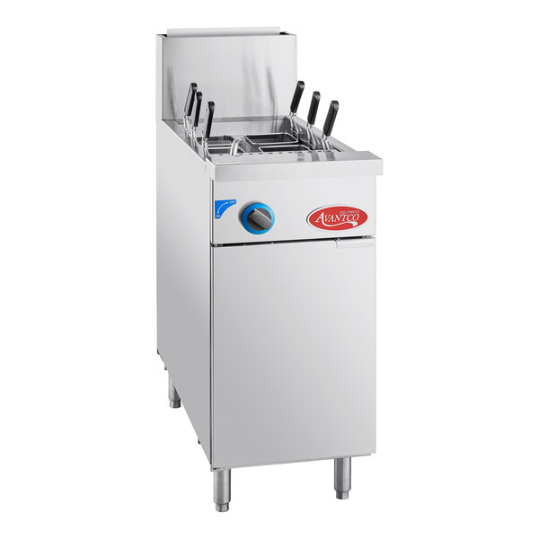 Avantco FPC11 11 Gallon Natural Gas Pasta Cooker - 70,000 BTU