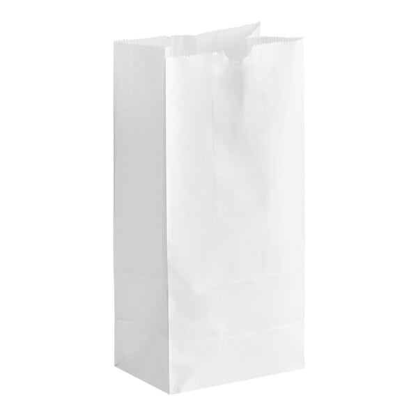 A white rectangular Choice paper bag.