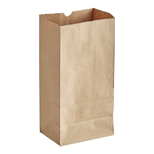 A ChoiceHD brown paper bag with a hole in the middle.