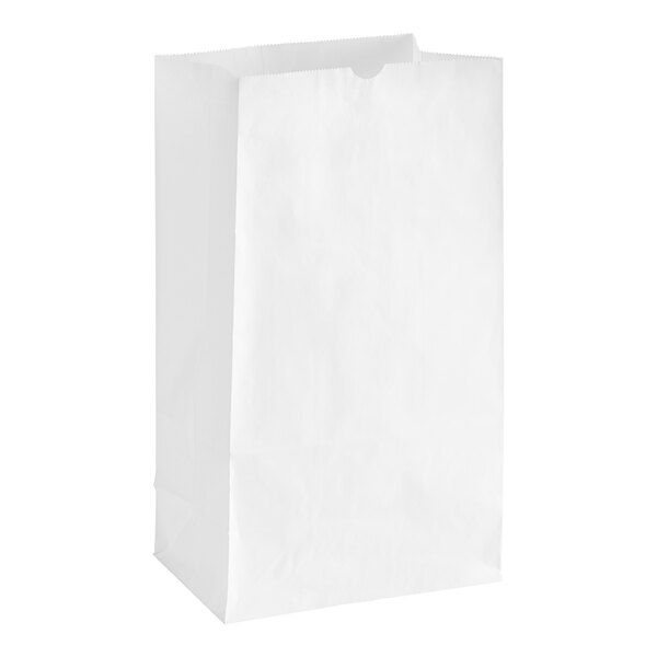 A white rectangular Choice paper bag.