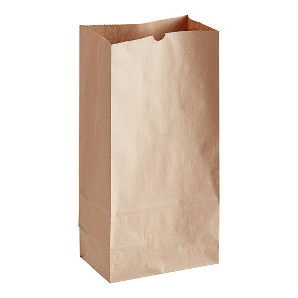 A ChoiceHD brown paper bag with handles.