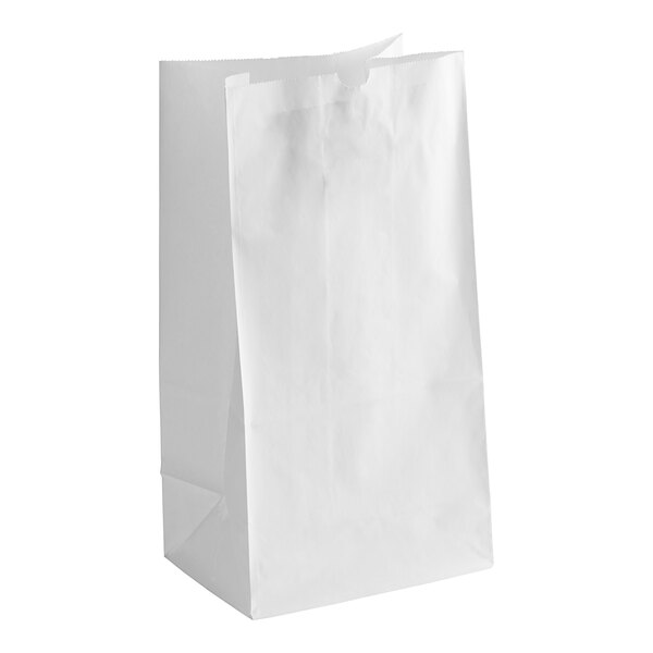 A white rectangular Choice shorty paper bag.