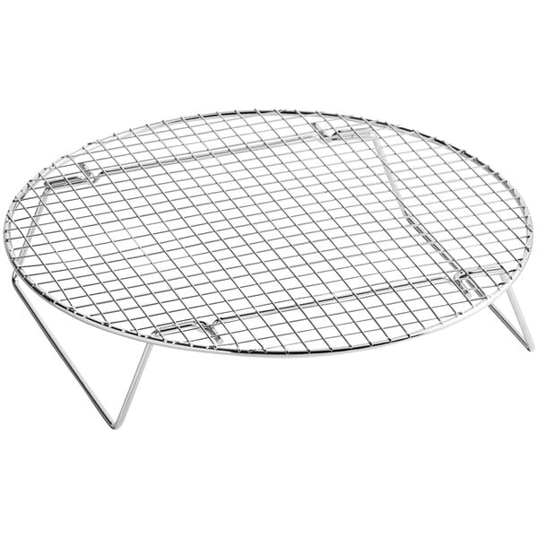 Met Lux Stainless Steel Footed Wire Cooling Rack - For Quarter