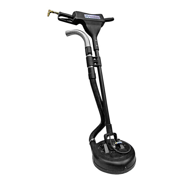 A black and silver U.S. Products Revolver high pressure/hard surface tool with a hose.