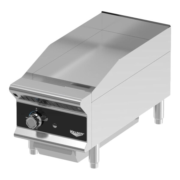 Vollrath GGMDM-12 12" Medium-Duty Countertop Griddle with Manual Controls - 28,000 BTU