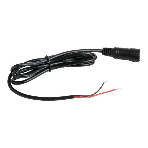 An Avantco LED plug adaptor with a black, red, and white wire.