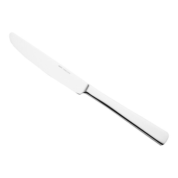 A Hepp by Bauscher stainless steel dessert knife.