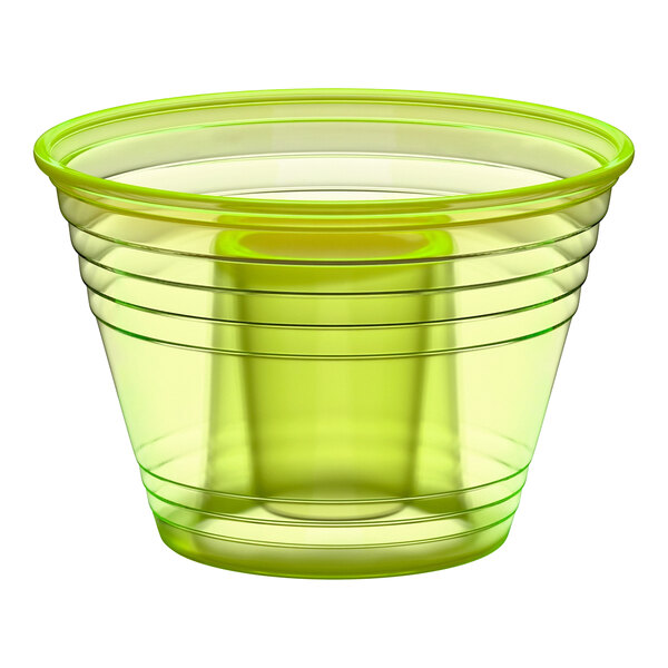 Fineline Quenchers 4112-Y Blaster Bomb Shot Cups / Power Bombs Yellow - 25/Pack