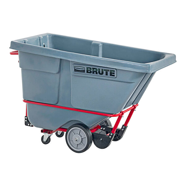 Rotomolded Tilt Truck, 0.5 Cu yd, 850 lb Capacity, Black | Rubbermaid