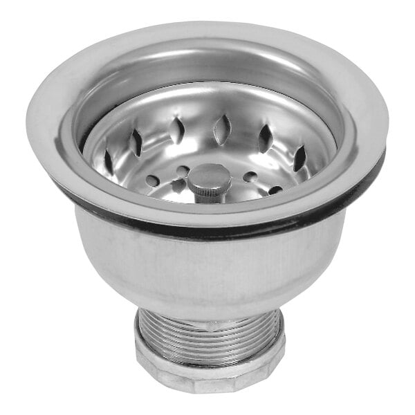 FSQ Floor Sink Basket Drain Strainer - Stainless Steel for