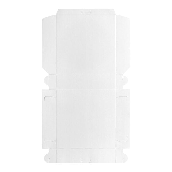 10" x 10" x 2 1/2" White Customizable Pie / Bakery Box - 10/Pack