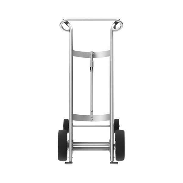 A silver Valley Craft hand truck with black wheels.