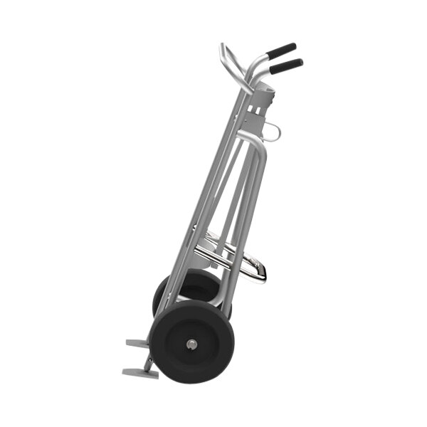A silver Valley Craft hand truck with two wheels.