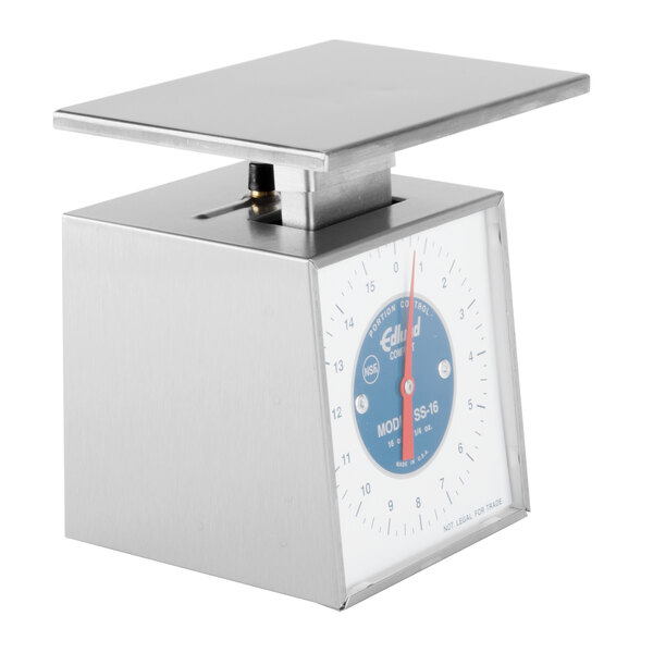 Edlund SS-16 O Compact 16 oz. Mechanical Portion Scale with 4" x 6" Platform