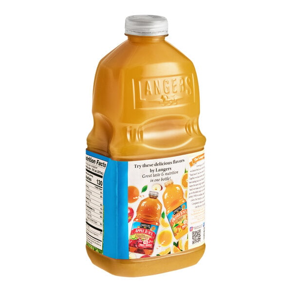 Langers Pineapple Juice 64 fl. oz. - 8/Case
