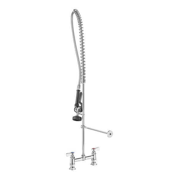 Regency 1.15 GPM Deck-Mounted Pre-Rinse Faucet with 8" Centers and 44" Hose