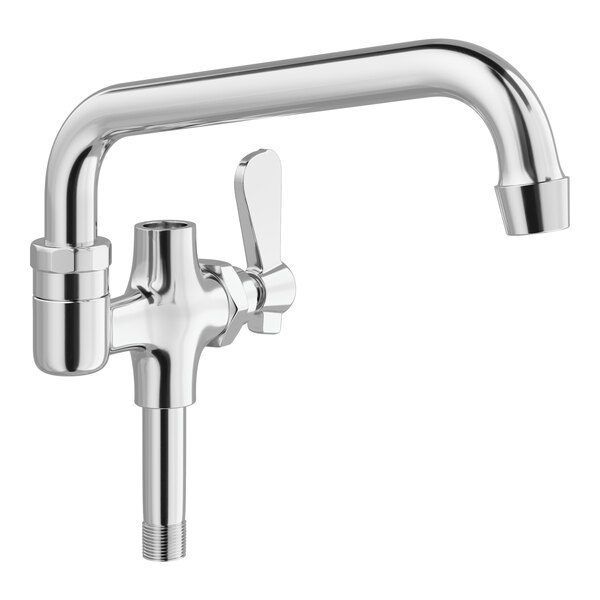 A silver Regency add-on faucet with a lever.