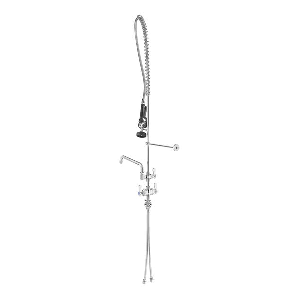Regency 1.15 GPM Deck-Mounted Pre-Rinse Faucet with Single Base and 10" Add-On Faucet