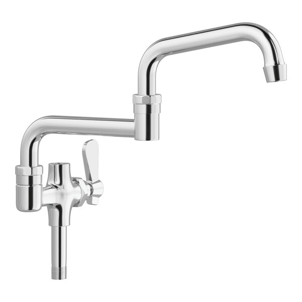 A chrome Regency add-on faucet with a lever.