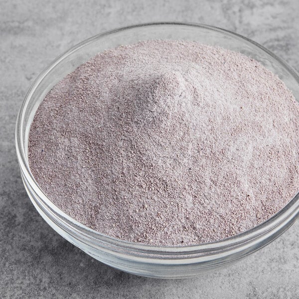 A bowl of Fanale Taro Pudding powder.
