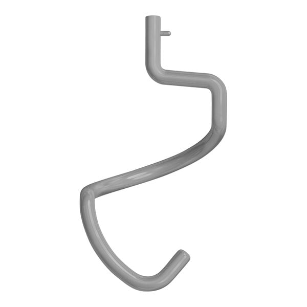 A stainless steel curved hook for a Doyon BTF140 mixer on a white background.
