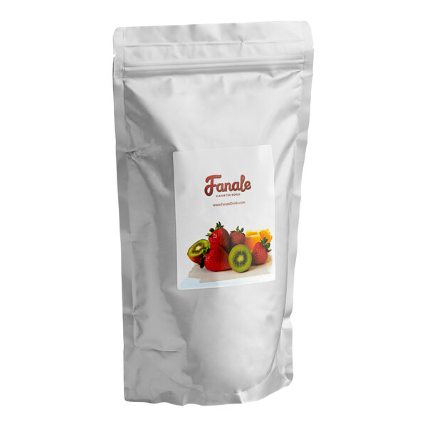 A white bag of Fanale Almond Powder Mix with a label on it.