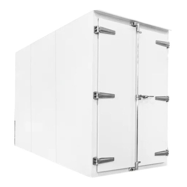 Leer 5X10AD 5' x 10' Auto Defrost Cooler / Freezer / Ice Transport with 2 Swing Doors