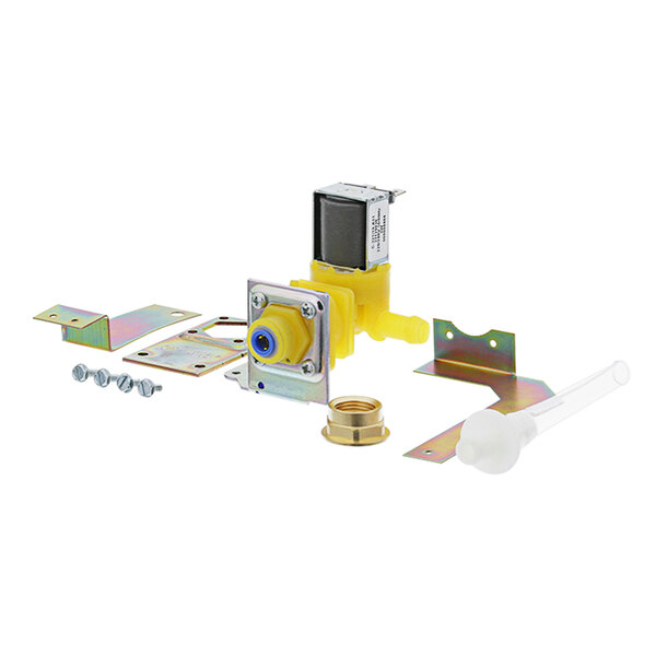 An All Points water inlet valve kit with yellow and white components and screws.