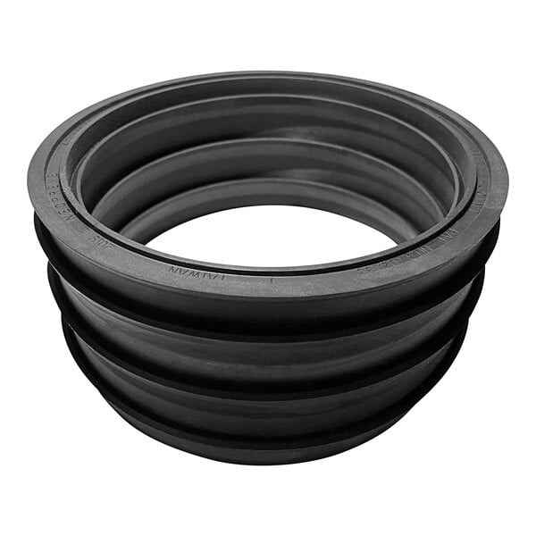 A black Josam neoprene gasket with three rings on it.