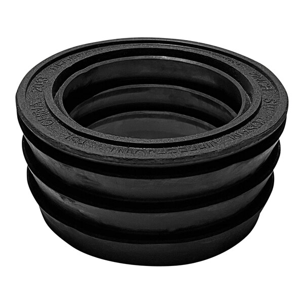 A black Josam neoprene gasket with three rings on it.