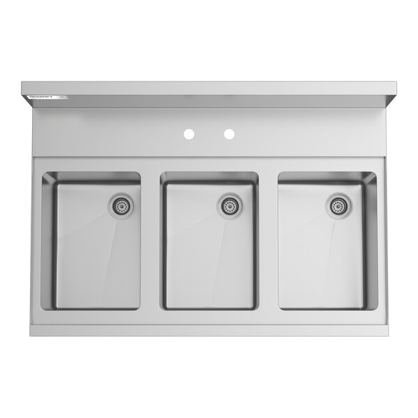Regency Spec Line 36" x 24" Three Bowl Underbar Sink