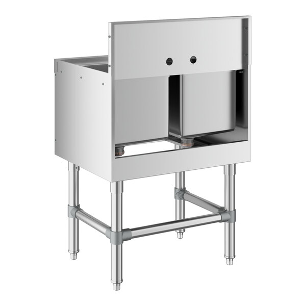 Regency Spec Line 24" x 19" Two Bowl Underbar Sink