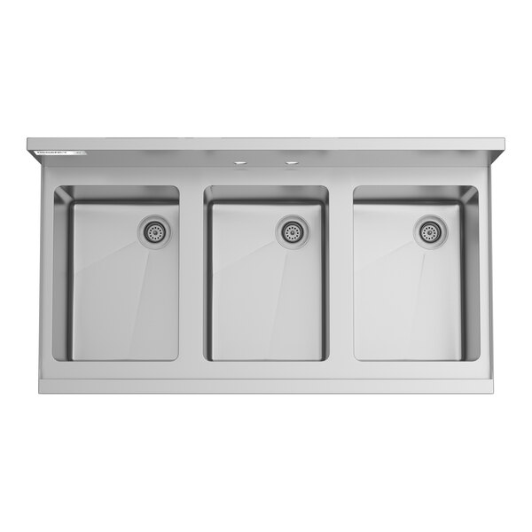 Regency Spec Line 36" x 19" Three Bowl Underbar Sink