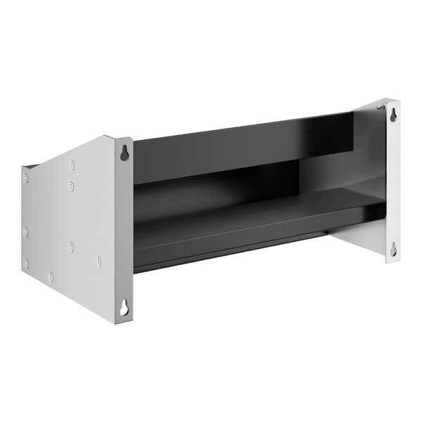 A stainless steel Regency double tier speed rail.