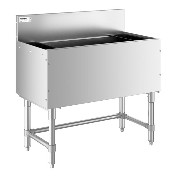 Regency Spec Line 19" x 36" Underbar Ice Bin - 119 lb.