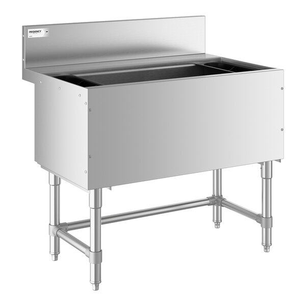 Regency Spec Line 24" x 36" Underbar Ice Bin - 119 lb.