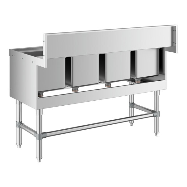 Regency Spec Line 48" x 24" Four Bowl Underbar Sink