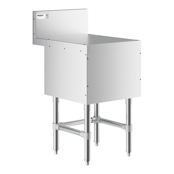 Regency Spec Line 18" x 24" Stainless Steel Underbar Drainboard